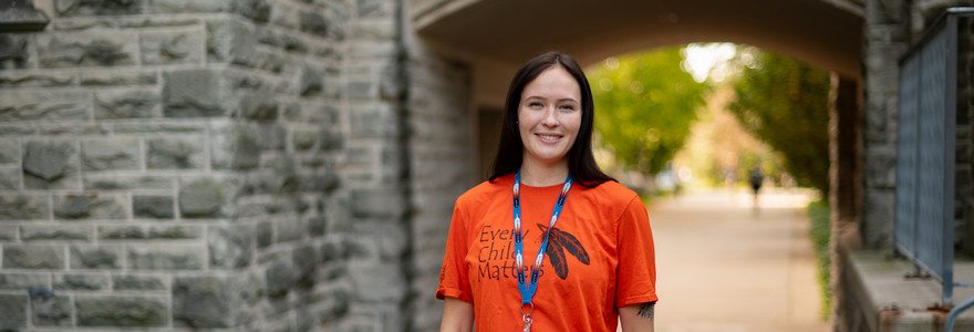 Fourth-year medical student Taylore Dupuis Shalovsky. (Photo credit: Megan Morris/Schulich Medicine & Dentistry Communications)